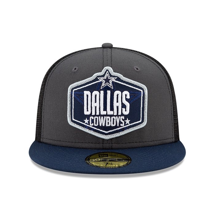 Dallas Cowboys NFL Draft 59FIFTY Lippis Harmaat - New Era Lippikset Finland FI-097132